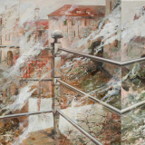  Victoria Kovalenchikova, Idem per Idem (lat.)(triptych), 2007, oil on canvas, 100x210 cm