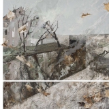  Victoria Kovalenchikova, Step Back In Time, 2009, mixed media on canvas, 130x230cm