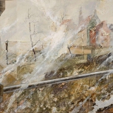  Victoria Kovalenchikova,The Flight(triptych),2008,oil on canvas,100x120cm