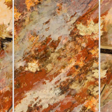  Victoria Kovalenchikova,Autumn Wind(triptych),2008,oil on canvas,80x280cm