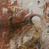  Victoria Kovalenchikova,Bridge(IIIparts), 2008, oil on canvas, 155x120 cm