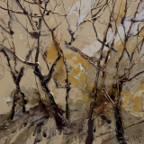  Victoria Kovalenchikova, The Way To..., 2011, mixed media, oil on canvas, 120x120cm