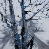  Victoria Kovalenchikova, To Nowhere, 2011, mixed media, oil on canvas 140x140cm, Private collection (The USA)
