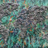  Victoria Kovalenchikova, "The World - XXXV", 2018, mixed media, oil on canvas, 120 x 160cm (47" x 63")