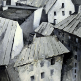  Victoria Kovalenchikova, Bird,s Flight, 2011, mixed media, oil on canvas, 205x125cm