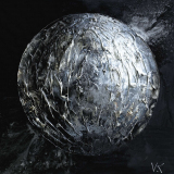  Victoria Kovalenchikova, "Omen", 2011, mixed media, oil on canvas, 150x150cm