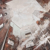  Victoria Kovalenchikova, Miscere Caelum as Terras (lat., Titus Livius) (left), 2009, mixed media on canvas, 130x230cm