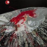  Victoria Kovalenchikova, Crying Eye, 2011, mixed media oil on canvas, 180x200 cm